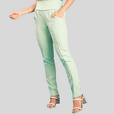 Women's Elastic Waist Slim Fit Scrub Pant