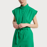 Women's Stand-up Collar Side Pockets Jumpsuit