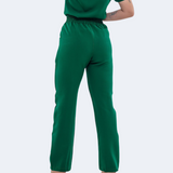 Women's Side Elastic Waistband Slim Fit Scrub Pant